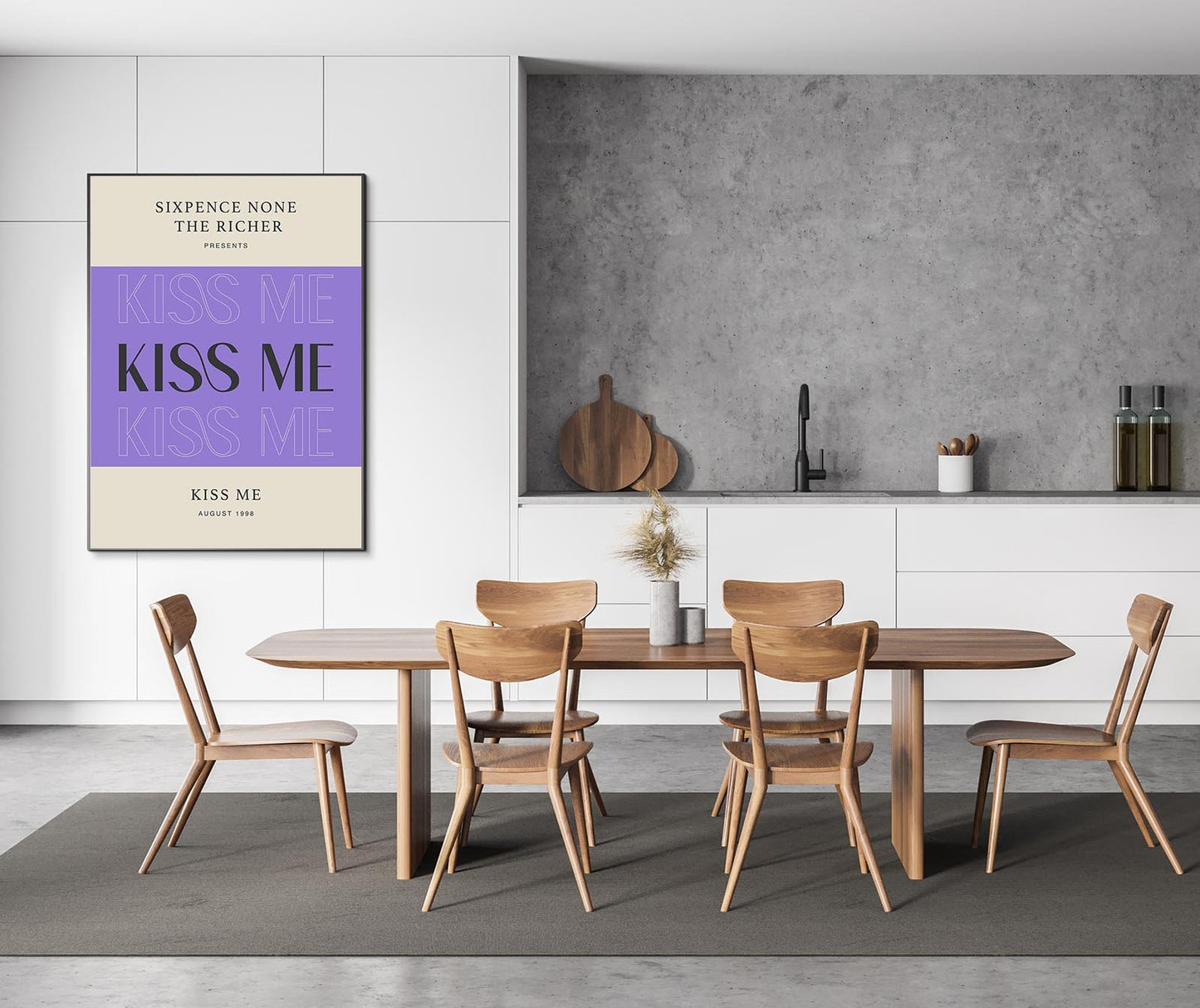 Kiss Me Music Poster