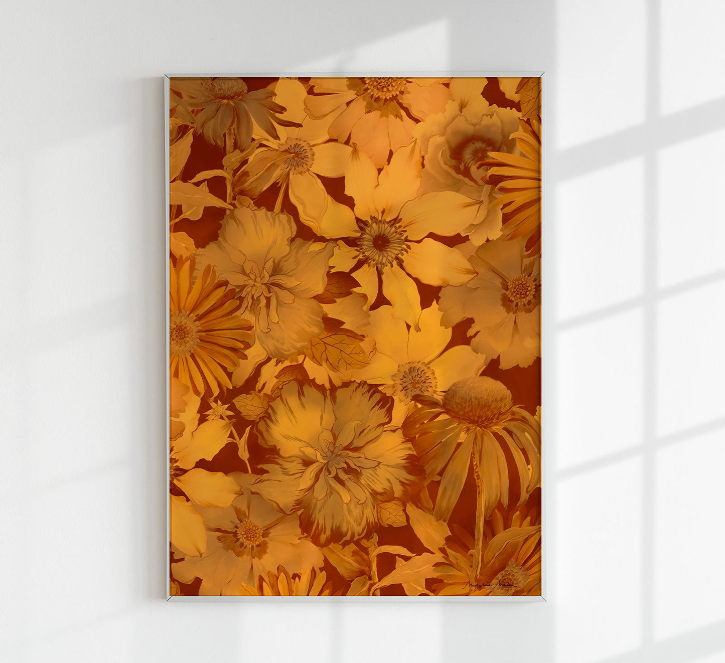Painted Flowers 4 by MARYLENE MADOU