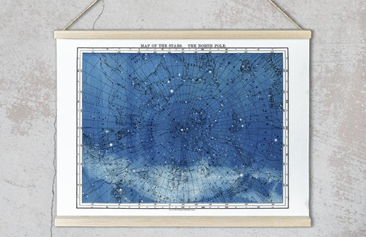 Starmap North Pole Celestial Chart