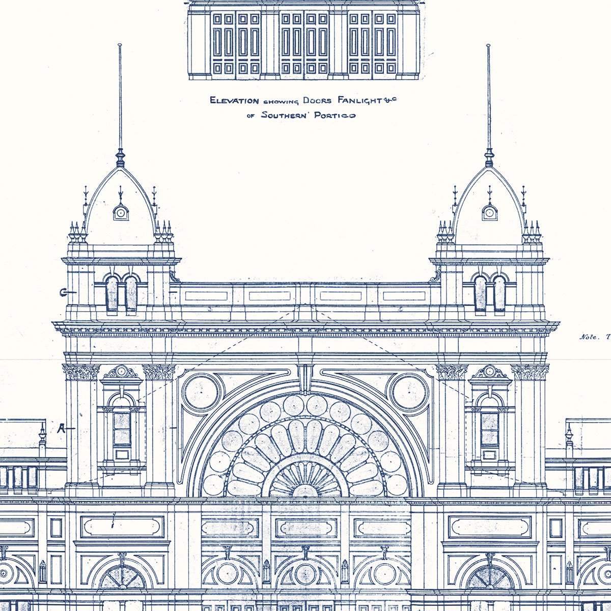 The Melbourne International Exhibition Architecture Poster