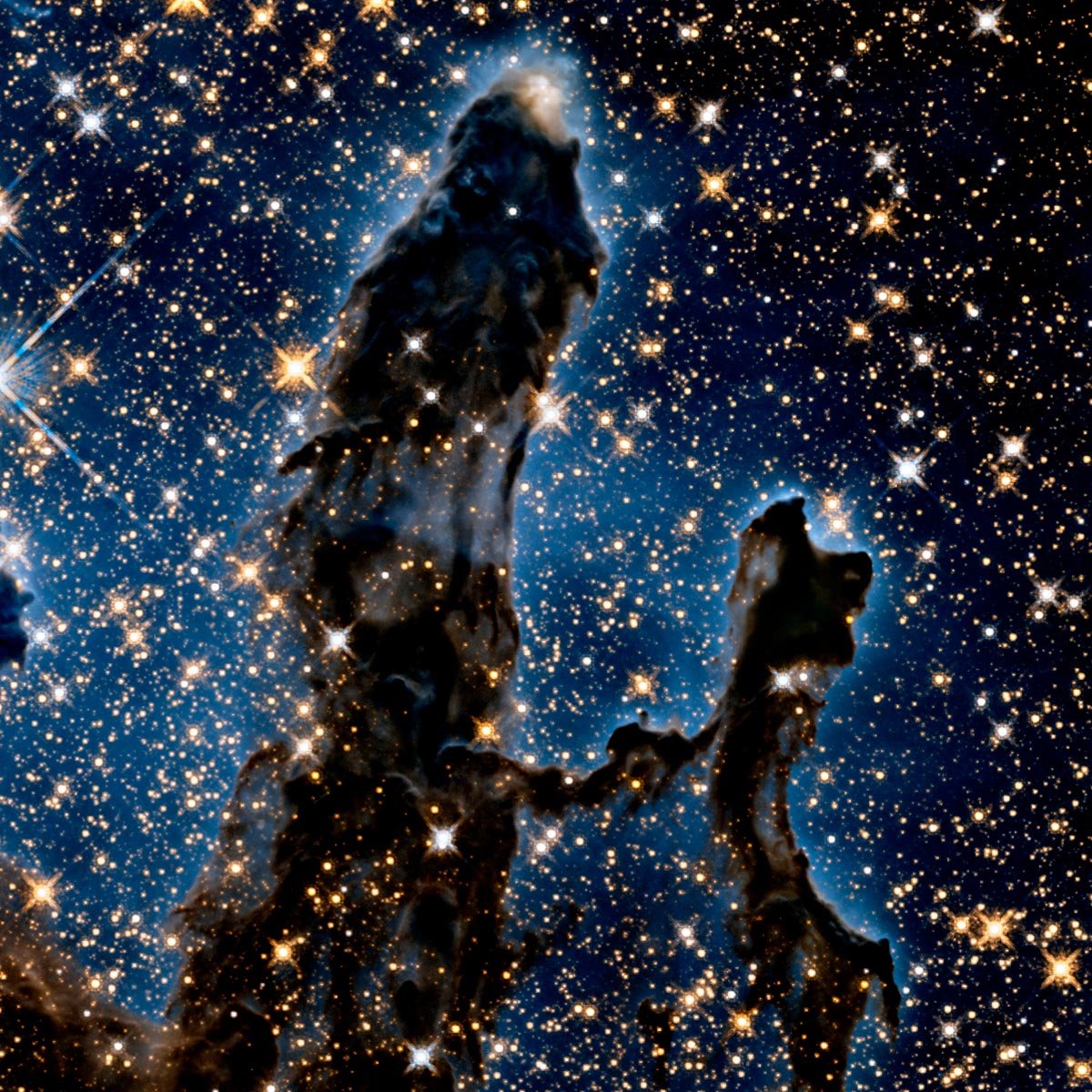 Pillars of Creation (The Eagle Nebula) by NASA
