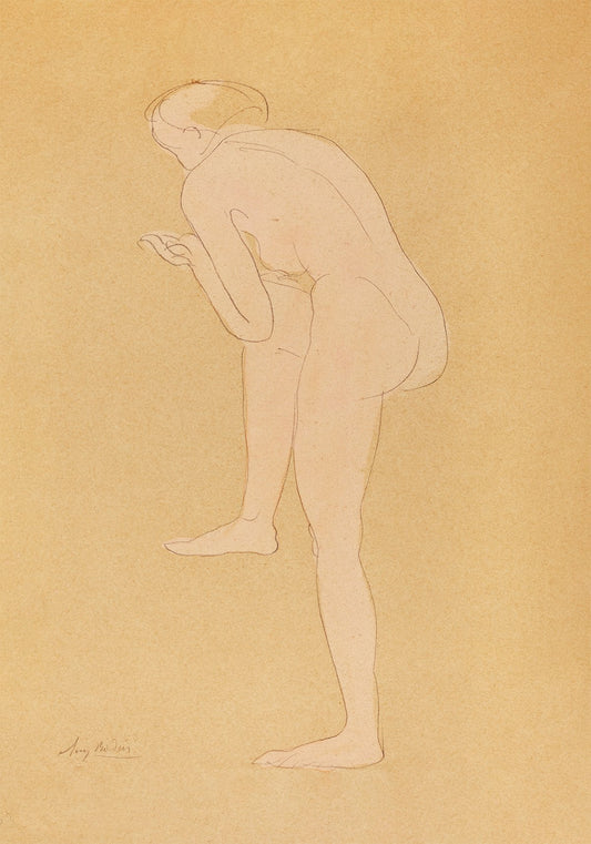 Naked woman Poster by Auguste Rodin