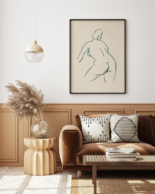 Self love nude Poster by Carl Newman