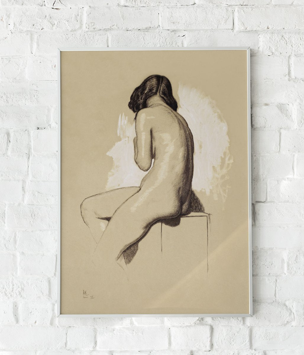 Vintage nude art Poster by Holman Hunt