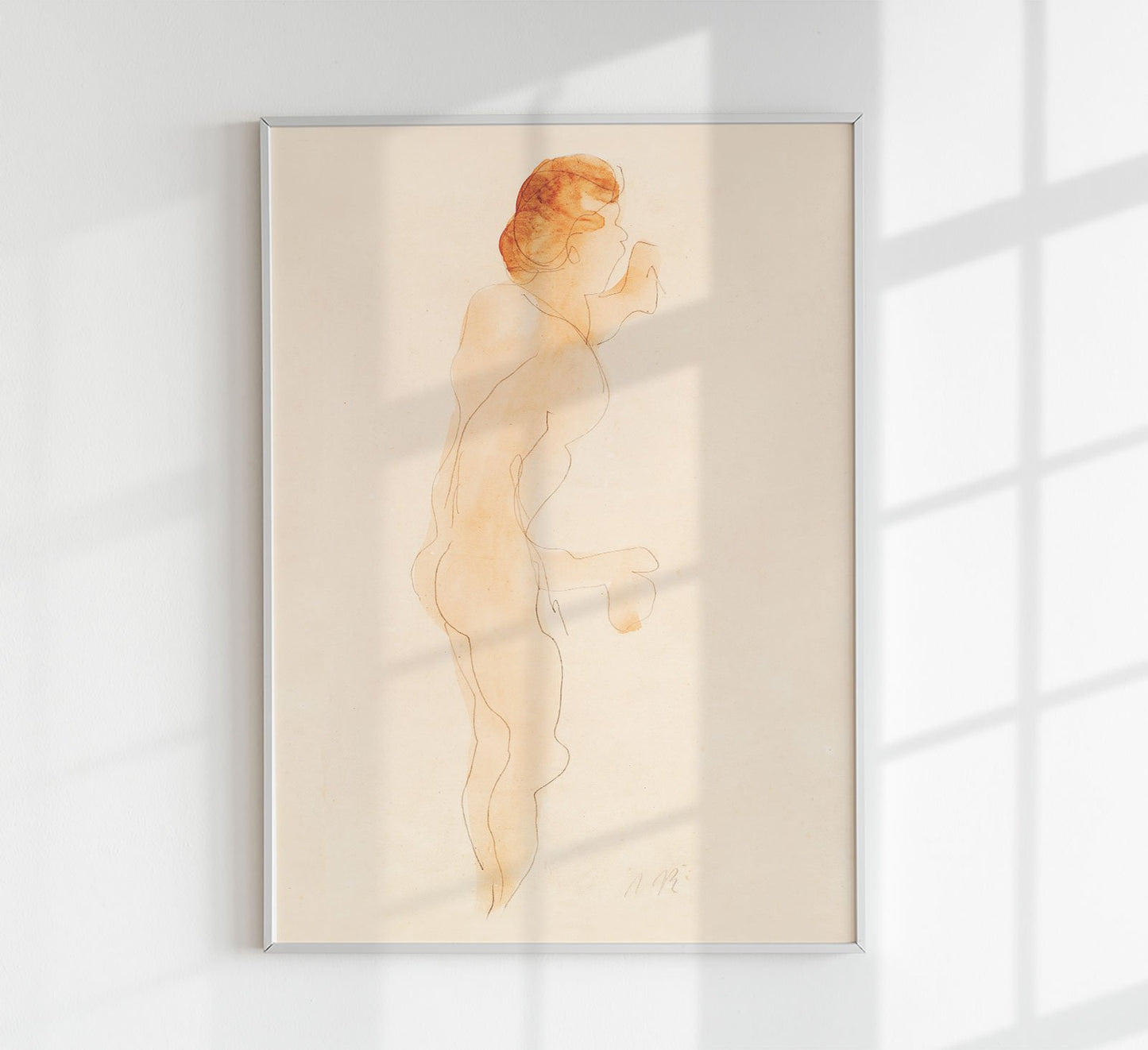 Nude Standing by Rodin Art Poster