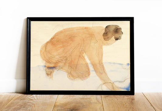 Nude Figure by Rodin Art Poster