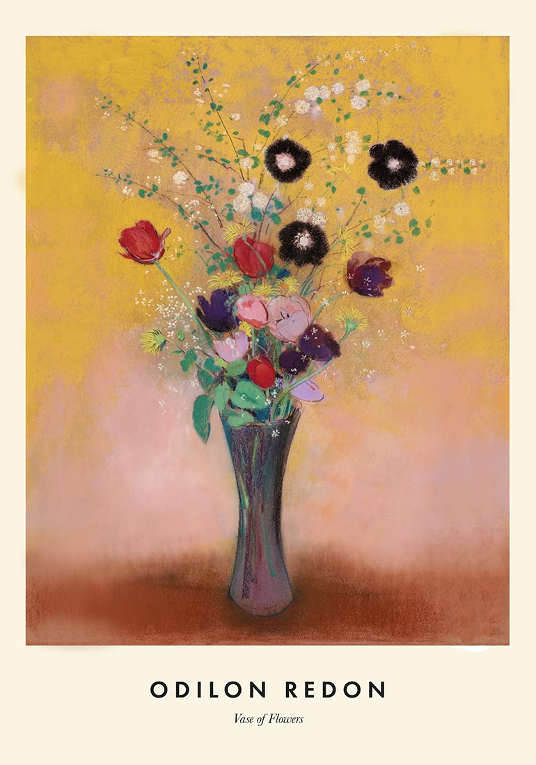 Vase of Flowers by Odilon Redon
