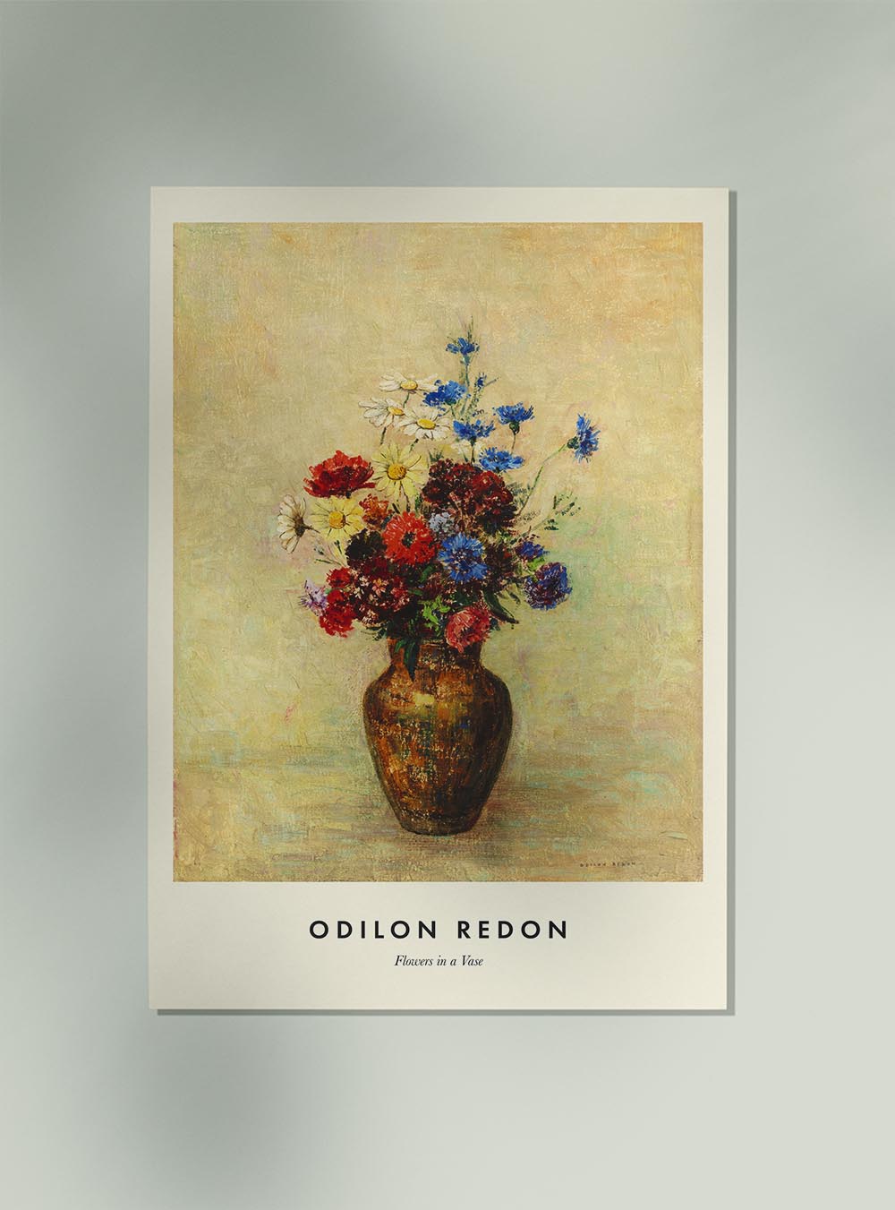 Flowers in a Vase by Odilon Redon