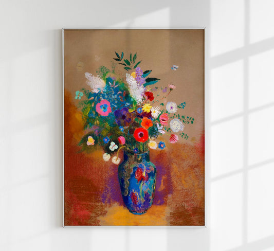 Bouquet of Flowers Painting by Odilon Redon