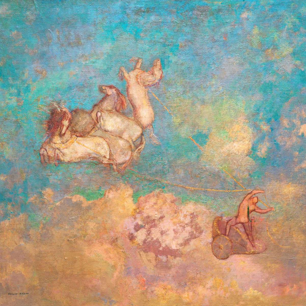 The Chariot of Apollo Painting by Odilon Redon