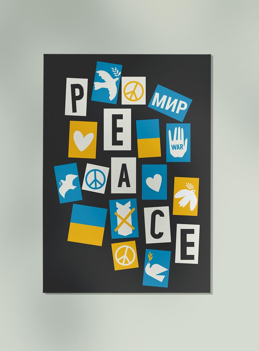 Peace Protest Art Poster