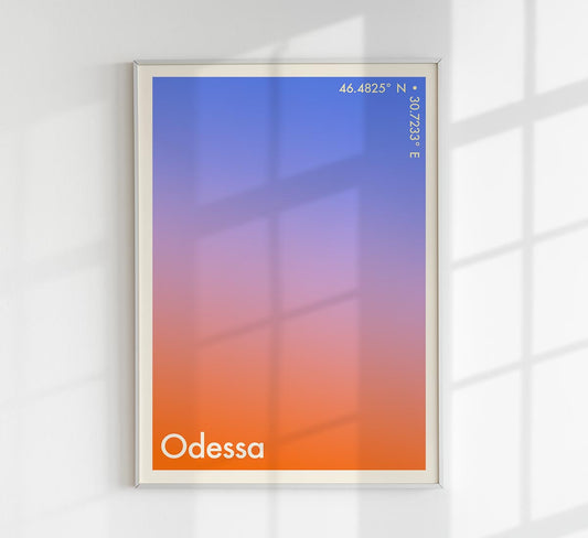 Odessa Sunset Art Poster