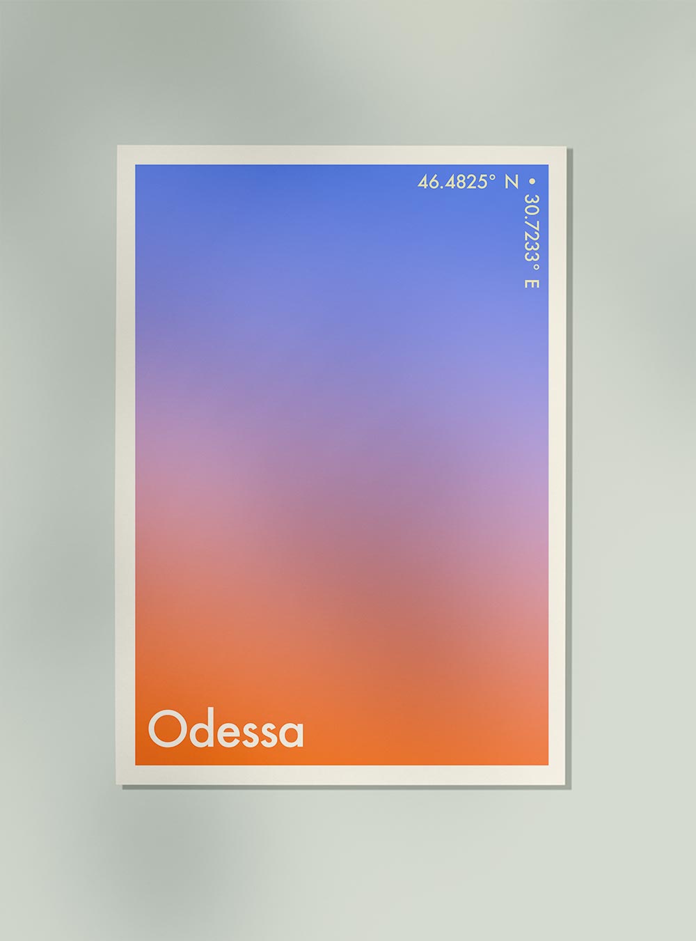 Odessa Sunset Art Poster