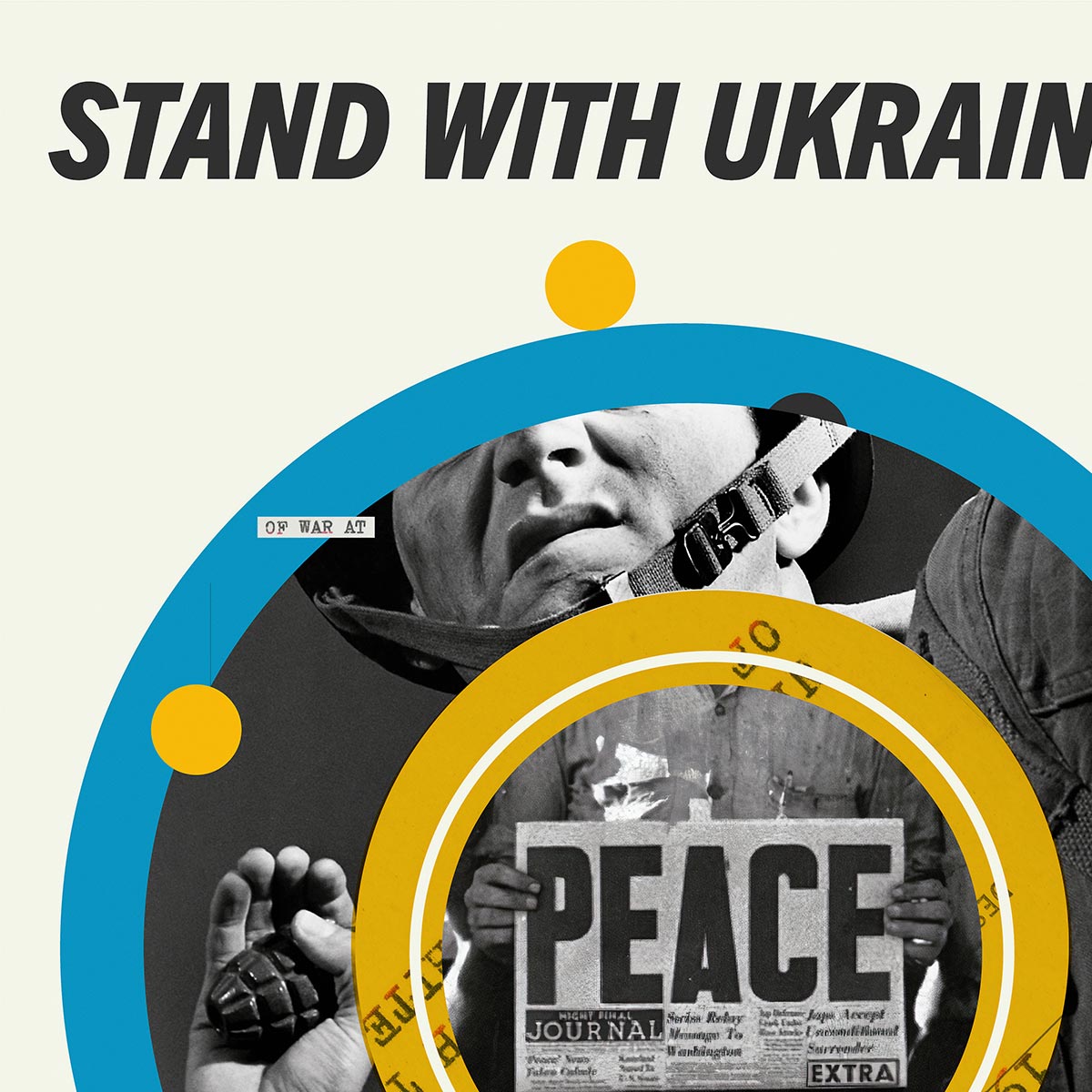 Stand With Ukraine Art Poster