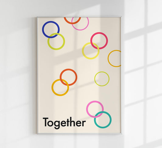 Together Art Poster
