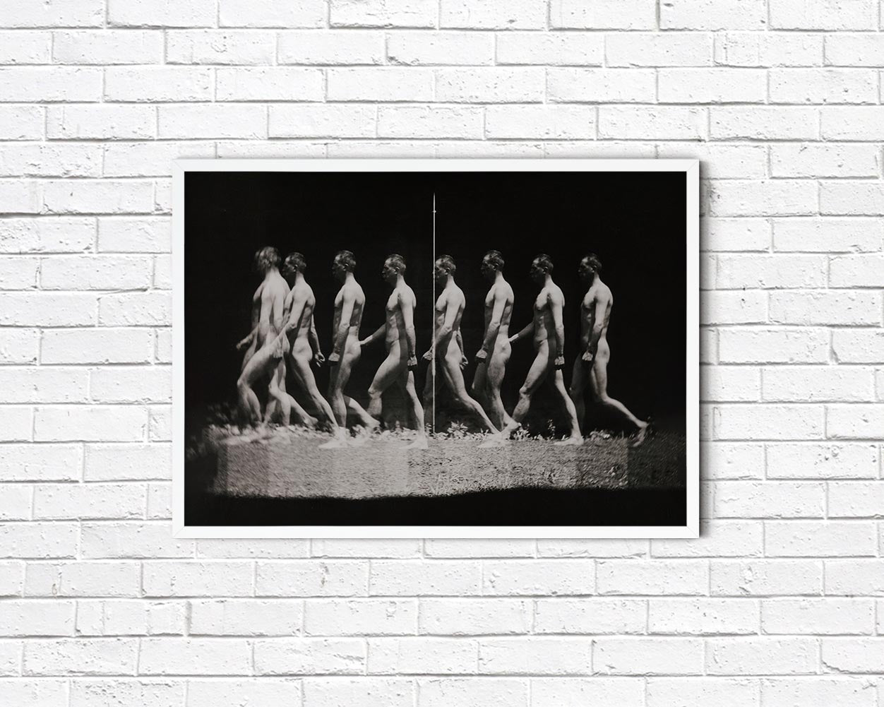 Naked Man Walking by Thomas Eakins