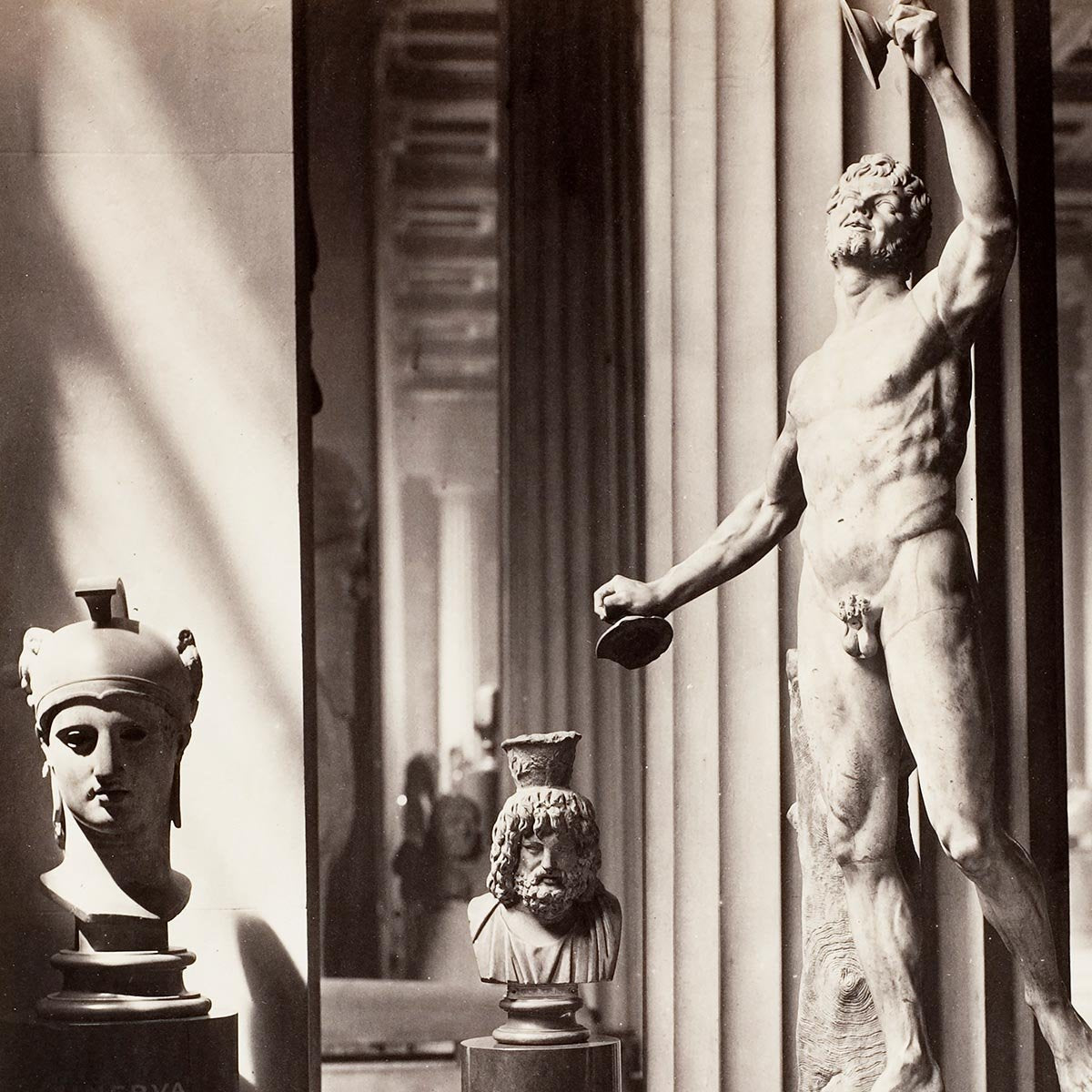 Sculpture of a Naked Greek Man