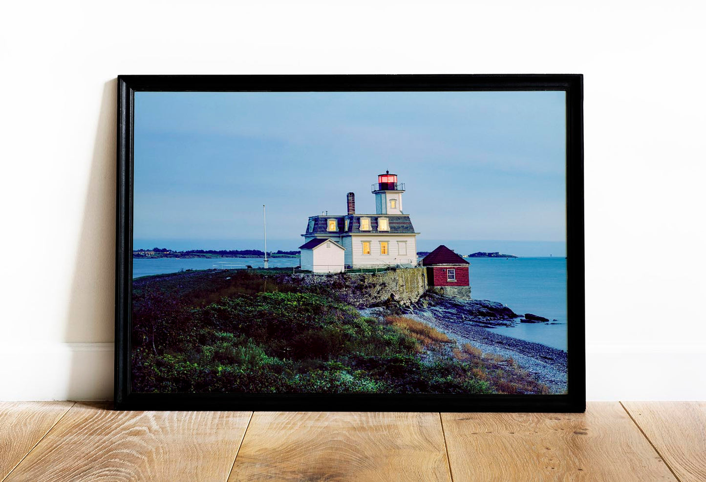 Rose Island Lighthouse in Newport, Rhode Island by Carol M. Highsmith