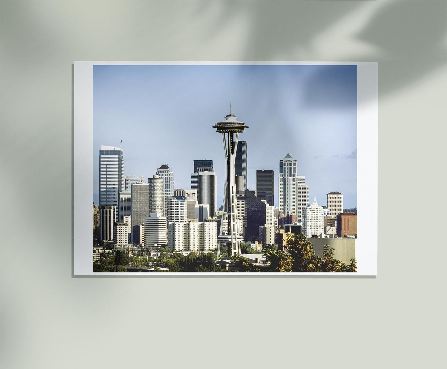 Seattle Skyline featuring the Space Needle by Carol M. Highsmith