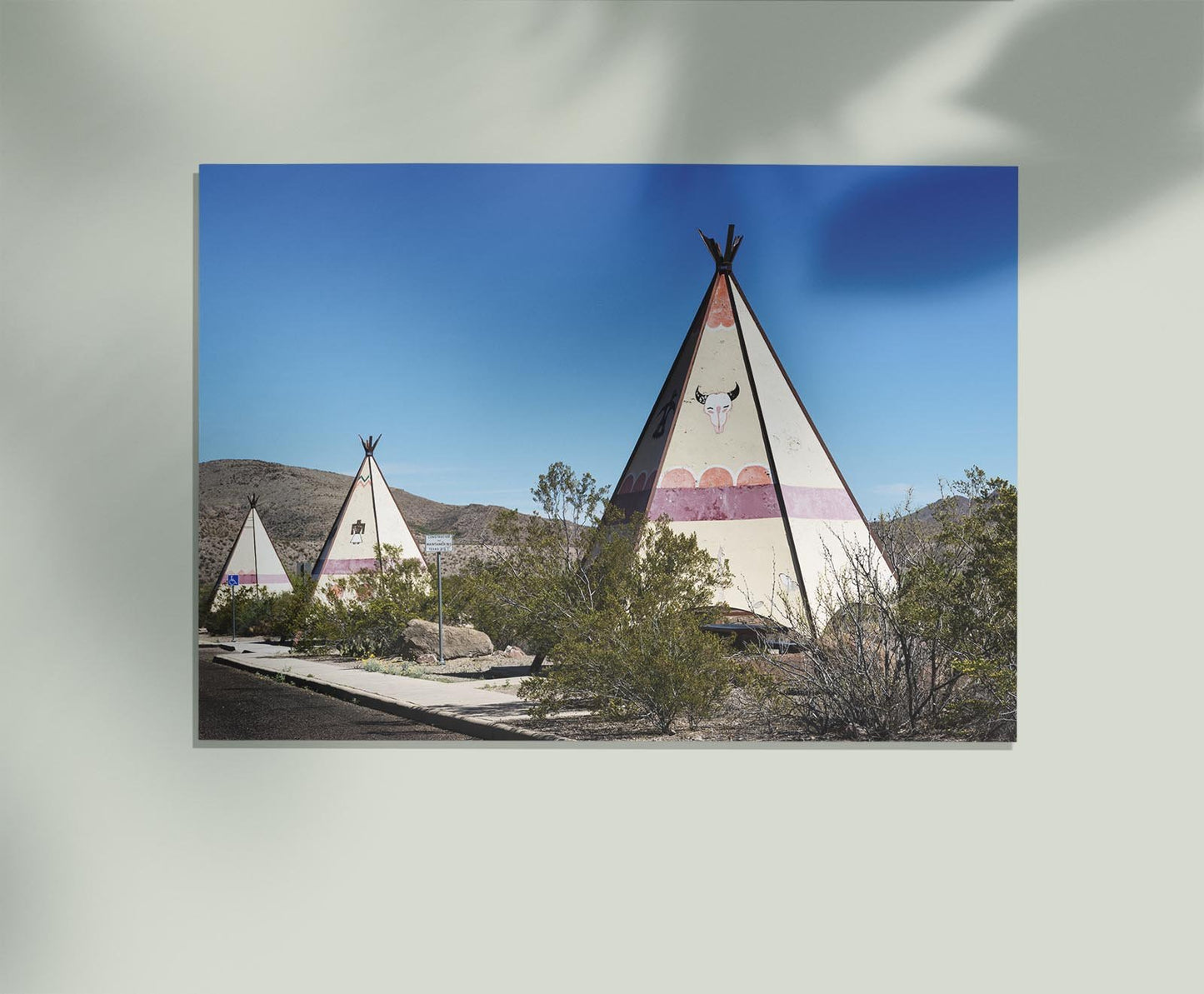 Tipi themed rest stop in Big Bend Ranch State Park by Carol M. Highsmith