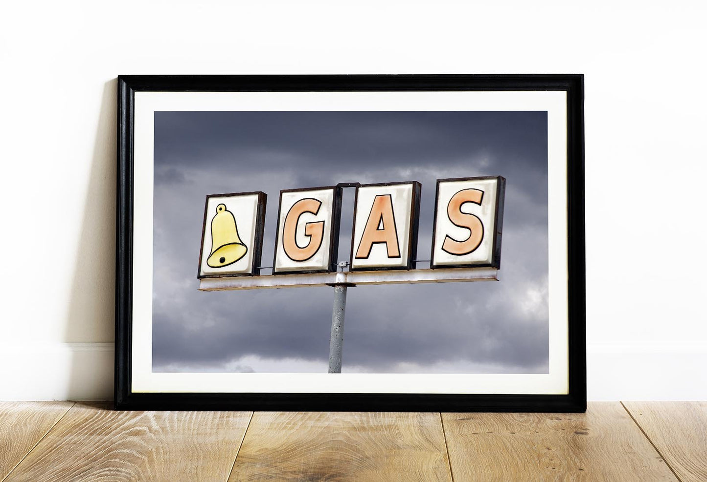 Bell Gas Sign in Truxton, Arizona by Carol M. Highsmith