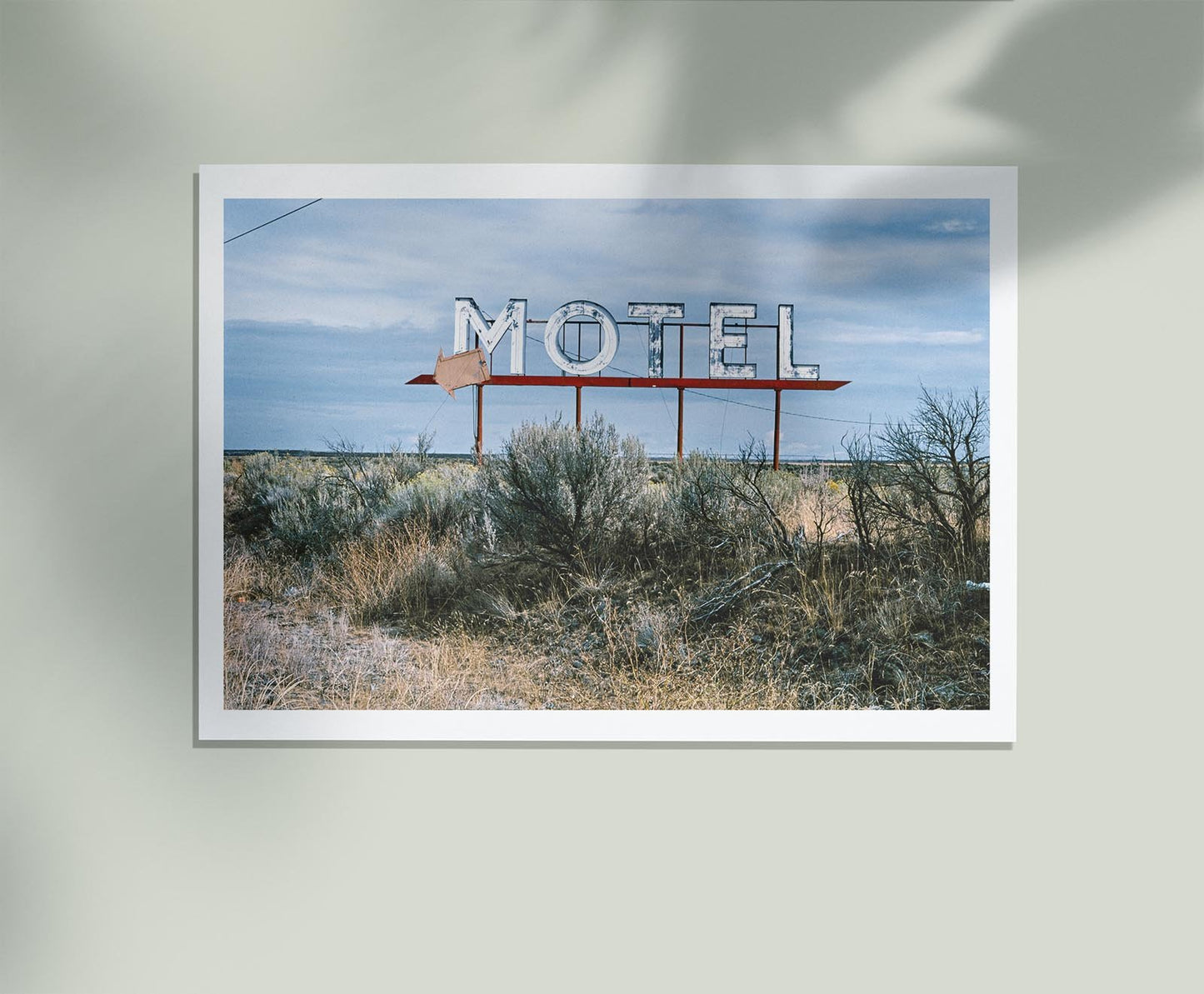 Motel Sign, Grand Coulee, Washington by John Margolies