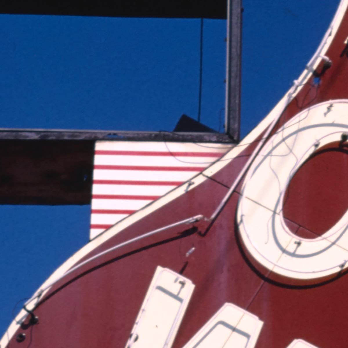 Thunderbird Lanes Bowling sign, Ypsilanti, Michigan by John Margolies