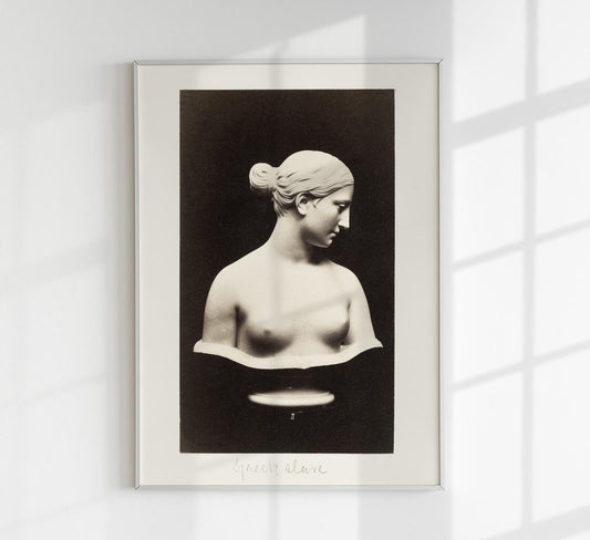 Naked Woman Sculpture, Bust of Greek Slave by Hiram Powers