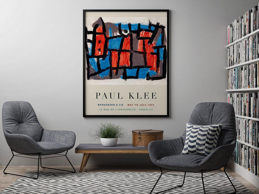 Paul Klee The Hour Before the Night Art Exhibition Poster