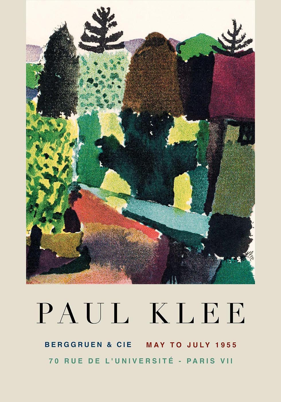 Paul Klee Park Art Exhibition Poster