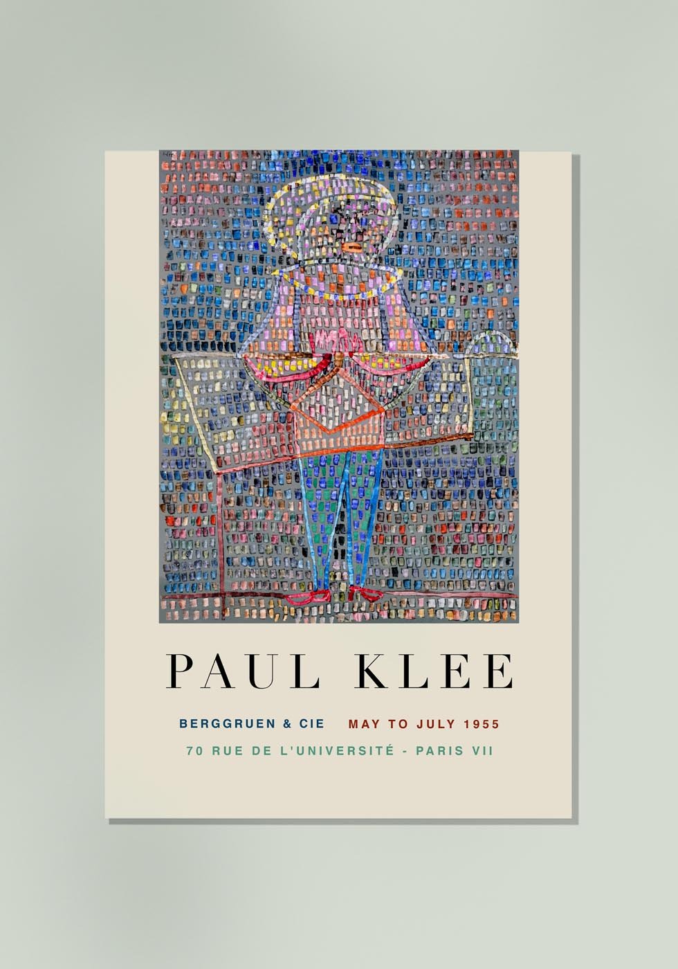 Paul Klee Boy in Fancy Dress Art Exhibition Poster