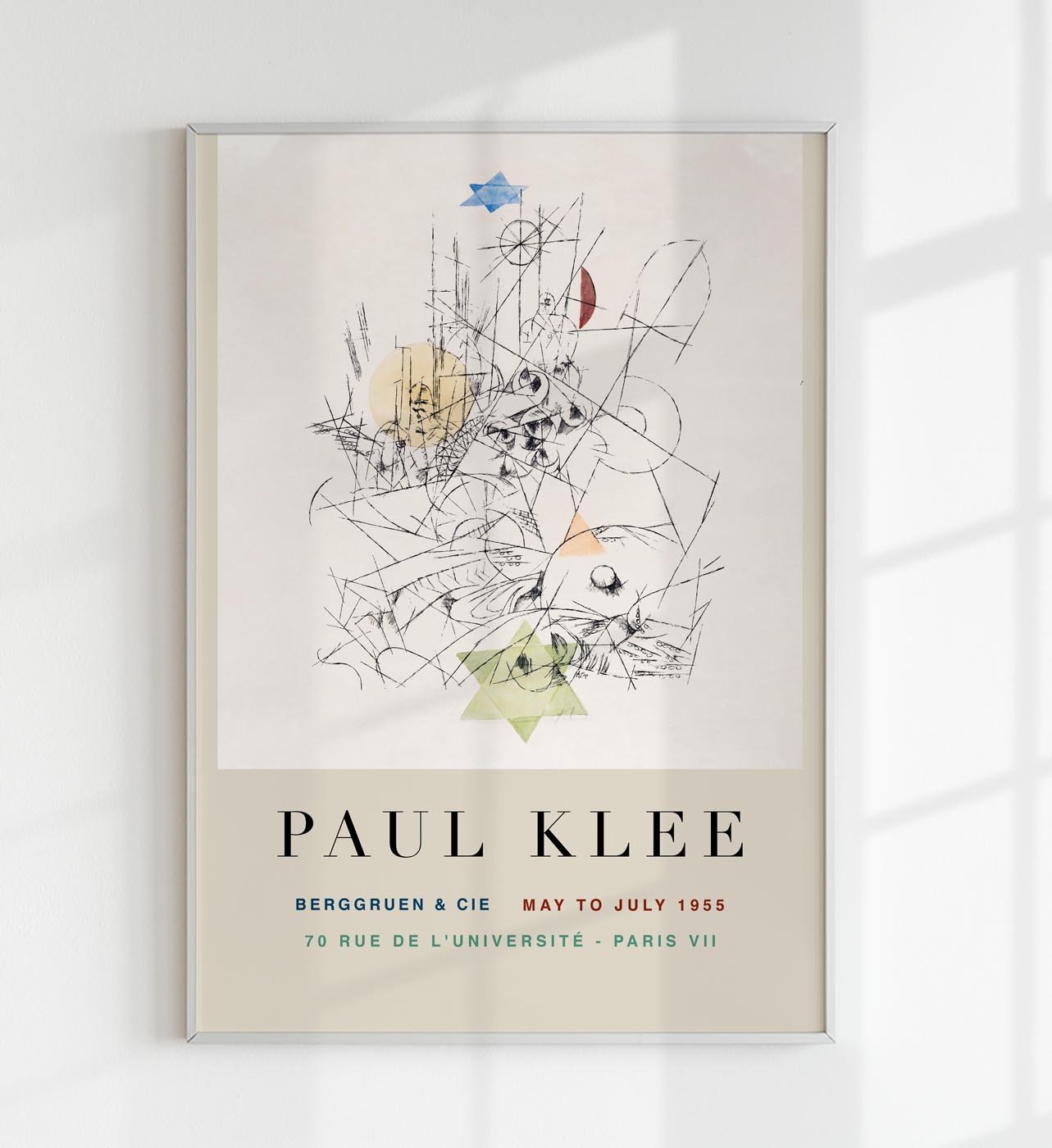 Paul Klee Hope and Destruction Art Exhibition Poster