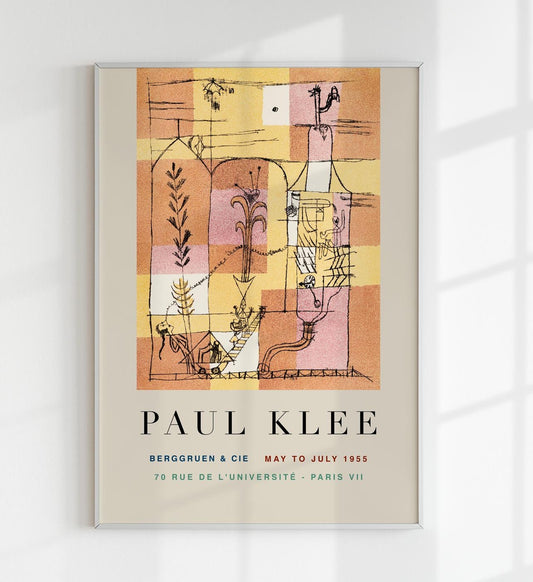 Paul Klee In the Spirit of Hoffmann Art Exhibition Poster