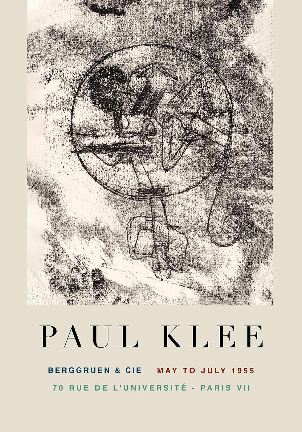 Paul Klee The Man in Love Art Exhibition Poster