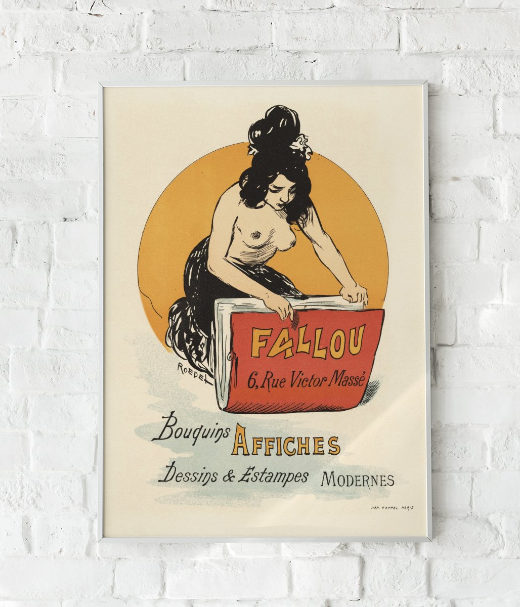 Fallou te Paris Vintage Poster by Roedel