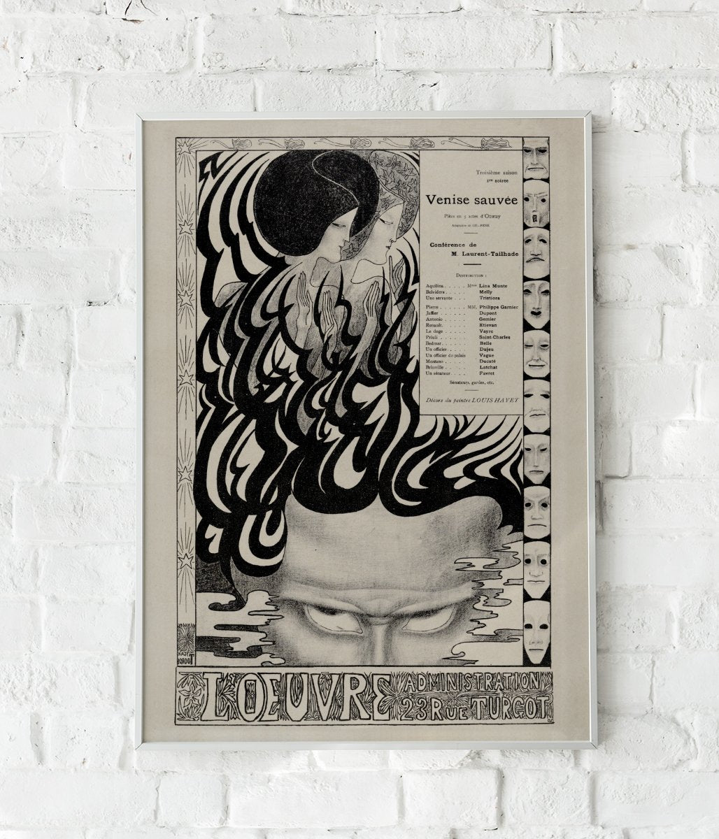 Play Vénise sauvée Vintage Poster by Jan Toorop