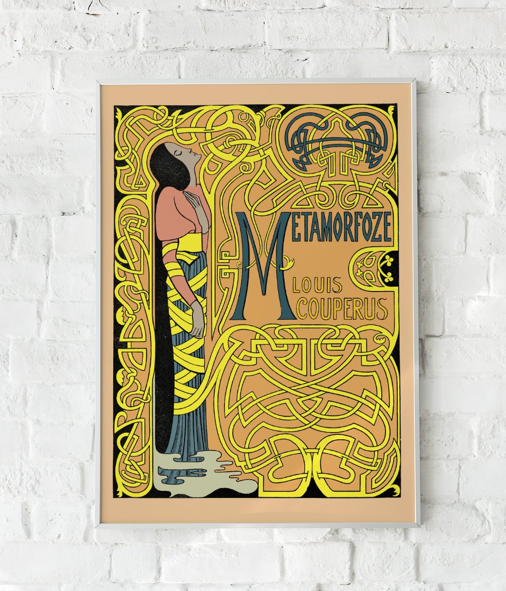 Metamorfoze Colored Vintage Poster by Jan Toorop