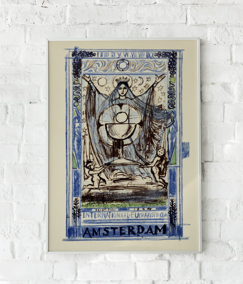 International Eucharistic Congress in Amsterdam Vintage Poster by Jan Toorop