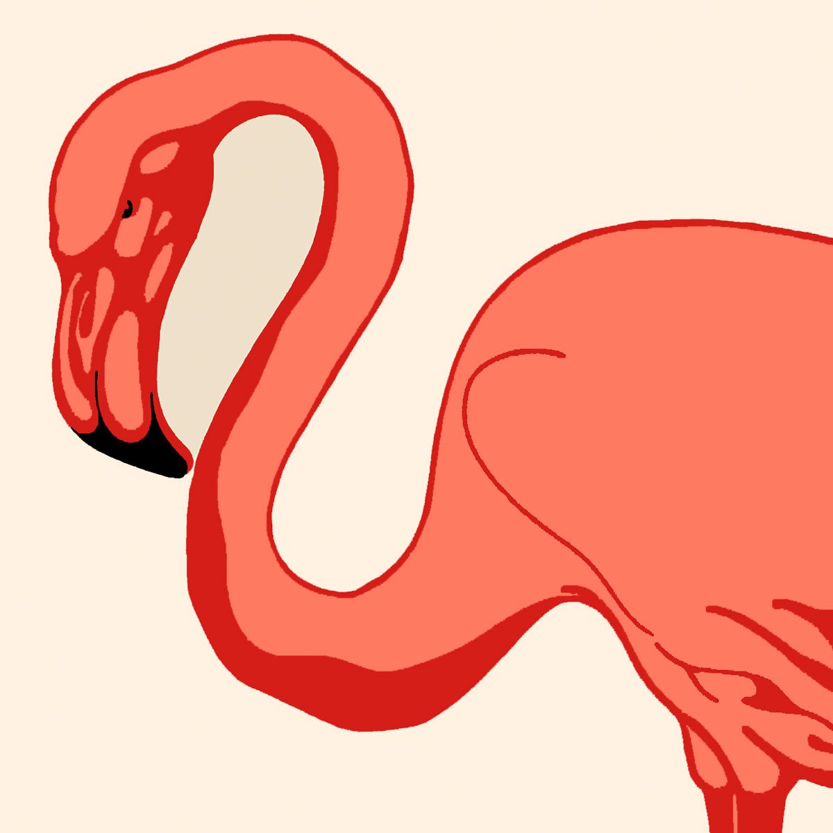 Flamingo Zoologischer Garten by Julius Klinger