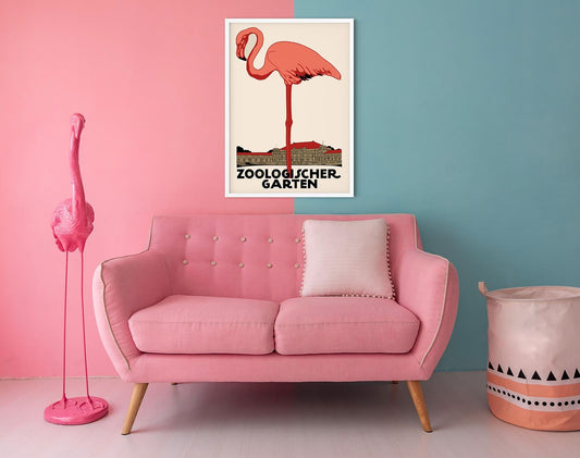 Flamingo Zoologischer Garten by Julius Klinger