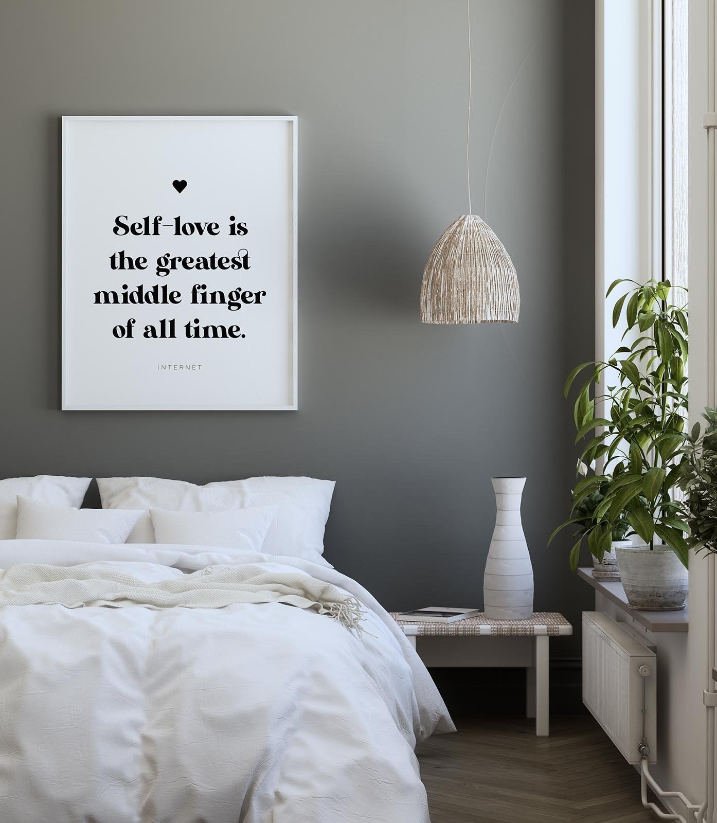 Self Love is The Greatest Quote Poster
