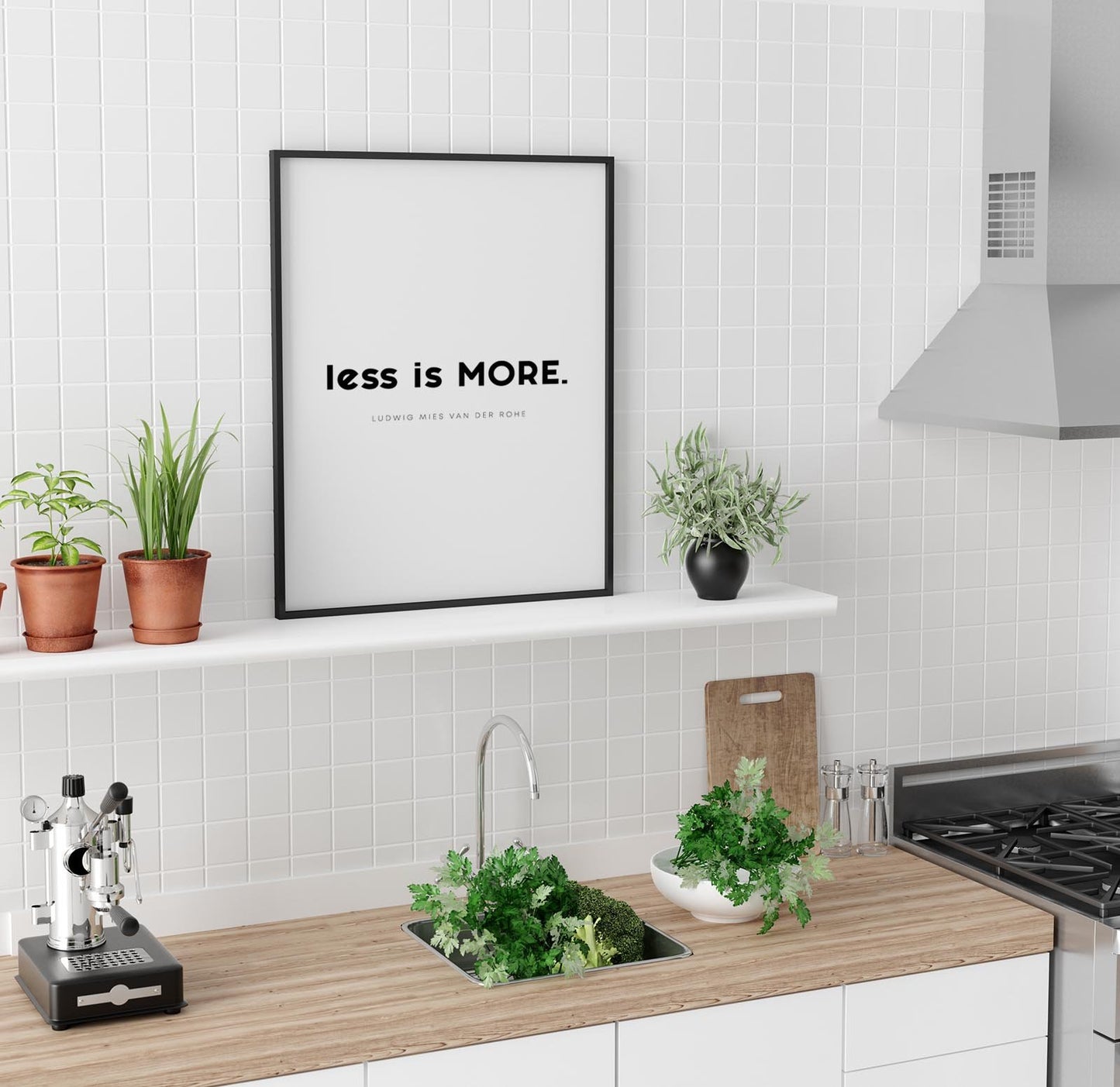 Less is More Quote Poster