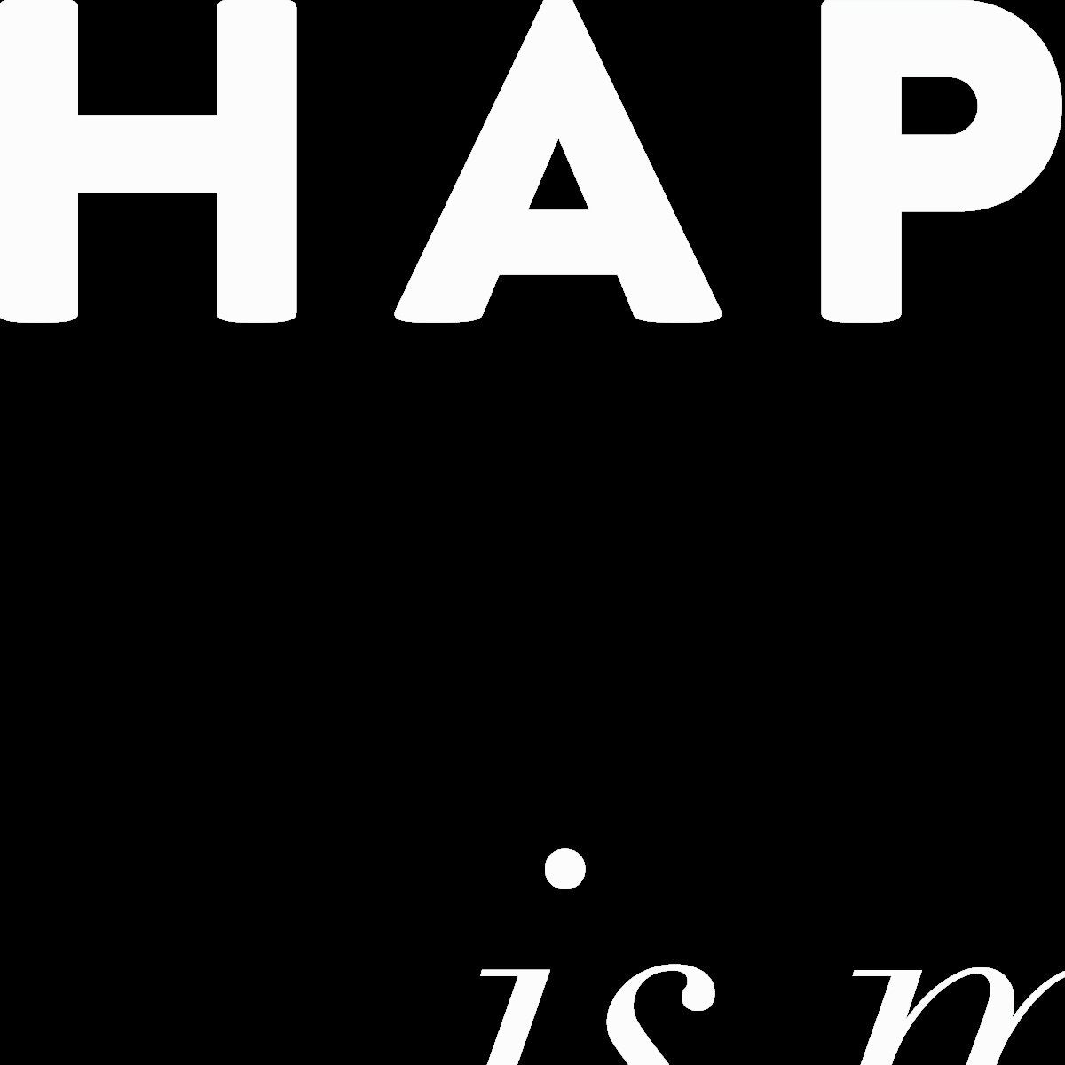 Happiness is My Perfect Outfit Black Quote Poster