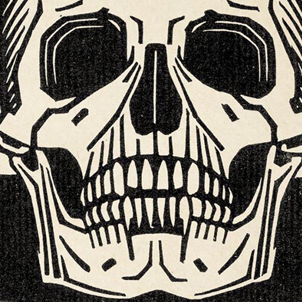 Antique Memento Mori Skull Poster