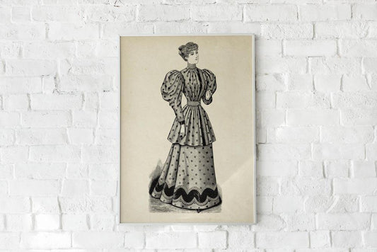 Antique Victorian Woman Poster
