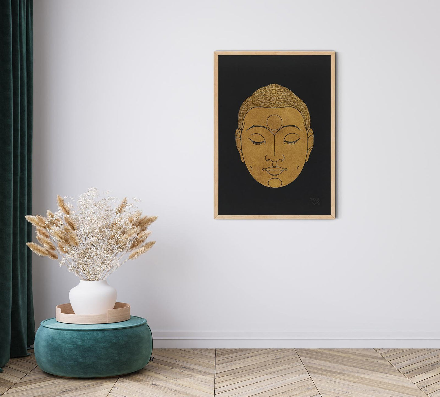 Head of Buddha Black by Reijer Stolk