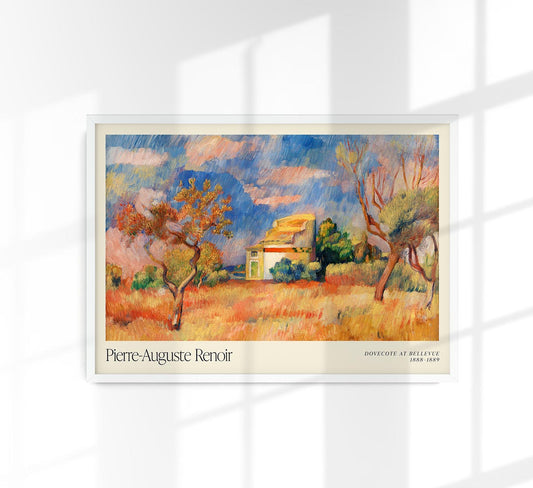 Dovecote at Bellevue Art Exhibition Poster by Pierre August Renoir