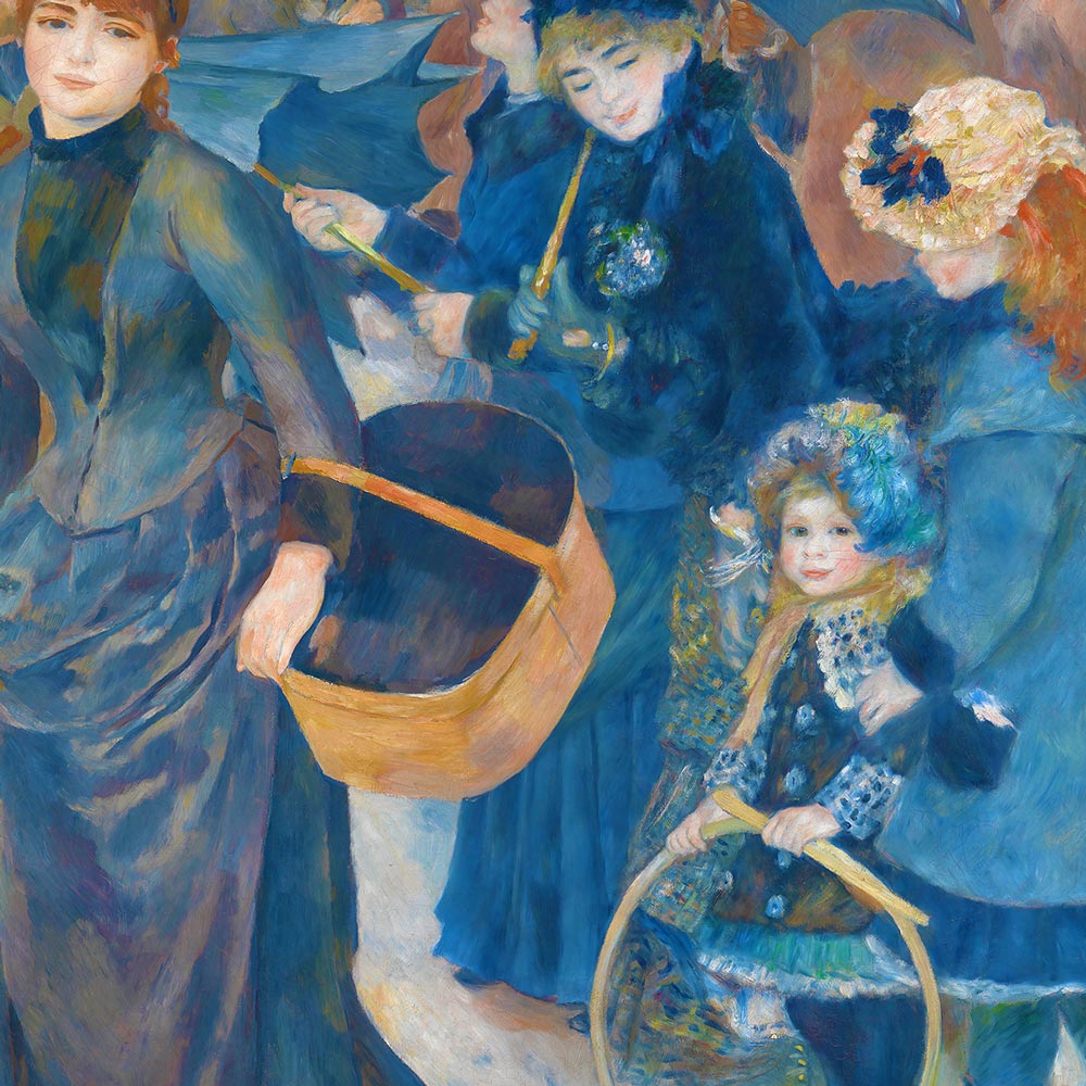 The Umbrellas Art Exhibition Poster by Pierre Auguste Renoir