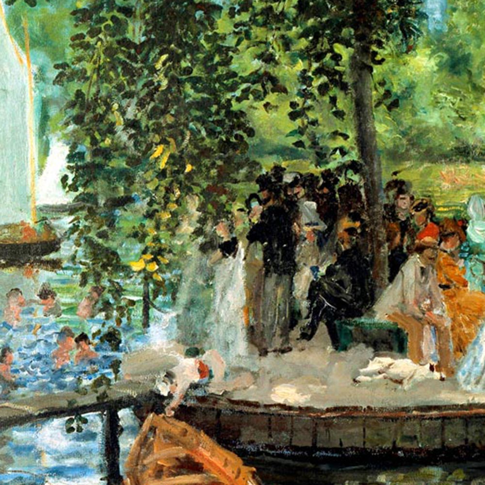 La Grenouillère Art Exhibition Poster by Pierre Auguste Renoir