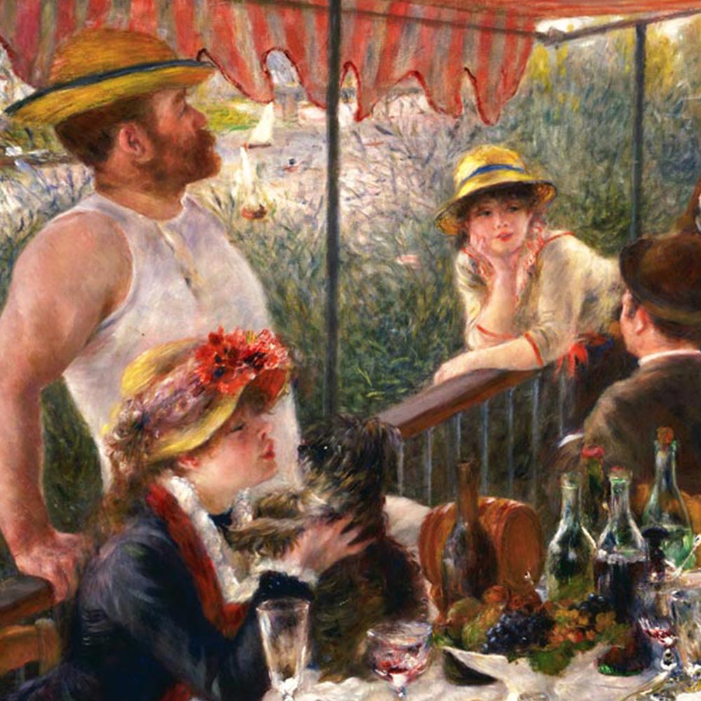 Luncheon of the Boating Party Art Exhibition Poster by Pierre Auguste Renoir